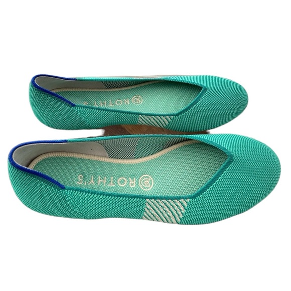 NEW Rothy's The Flat in Calypso Teal, Size 9.5 - Picture 4 of 7